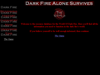 The World of Dark Fire Image